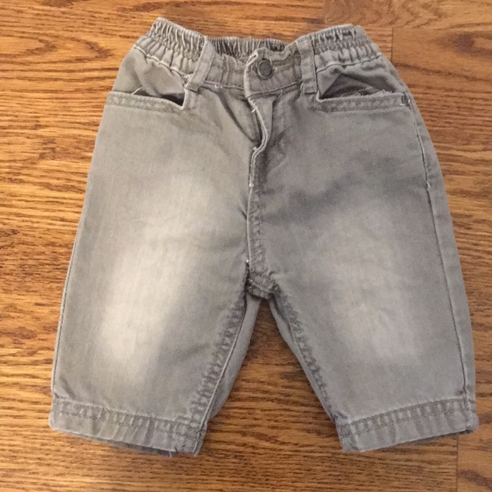 Baby gray denim jeans